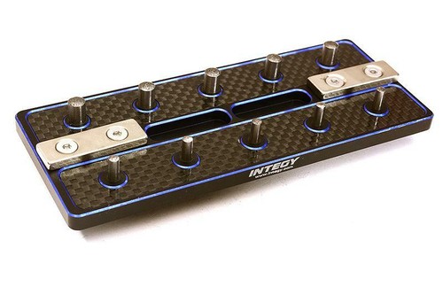 Support De Rangement Pour Pignons Bleu - 20 Positions Pour Arbres 1/8 & 5mm - Neuf