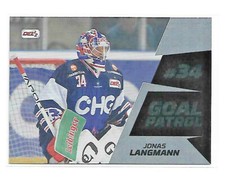 DEL2 Playercard - 2018/19 - Jonas Langmann - Ravensburg - Goal Patrol #GP12