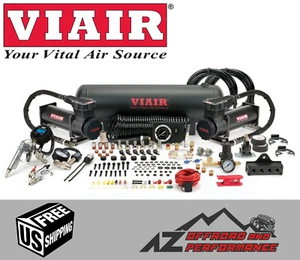 VIAIR Dual 485C 12V Compressor 200PSI 3.82 CFM OBA Gen2 System - Universal Fit - Picture 1 of 3