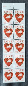 29¢ Love Dove & Roses Pane of 10 MNH SC# 2814a Free Shipping - Picture 1 of 2