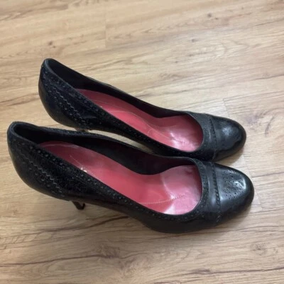 Kate Spade New York Heels Women's Size 9  B Pump Black Patent Leather - Image 1 of 4