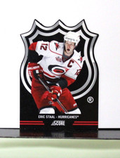 2011-12 Score NHL Shield Die Cuts #10 Eric Staal HURRICANES