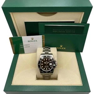 Rolex Submariner Date 116610LN Steel Ceramic Black Dial Watch Full Kit - Picture 1 of 7