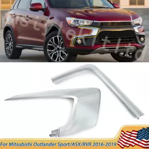 For Mitsubishi Outlander Sport 2016-2019 Front Right Side Chrome Molding Trim - Foto 1 di 11