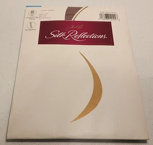Hanes Silk Reflections Silky Sheer Control Top Panty Sandalfoot EF Style 717 - Picture 1 of 3