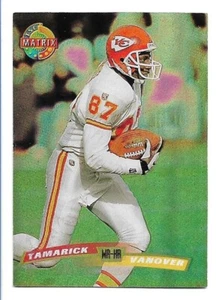 1996 Topps Stadium Club Matrix #28 Marick Vanover Kansas City Chiefs - Imagen 1 de 2