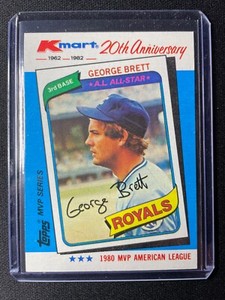 1982 Topps Kmart MVP Series 20th Anniversary George Brett #38 of 44 Royals!!!