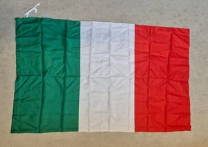 6025/205 BANDIERA ITALIA TRICOLORE ASOLA+LACCETTO 140X90 CM - Imagen 1 de 2