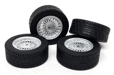 KK 1/18 Scale - 4x Alpina Wheels & Tyres 16" For model car Modify etc - Image 1 of 3