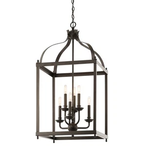 Kichler 42568 Bronze Larkin 6-Light 18"W Chandelier - Picture 1 of 1
