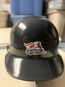 SOMERSET PATRIOTS MINOR  LEAGUE MINI BATTING HELMET Single Flap - Picture 1 of 5