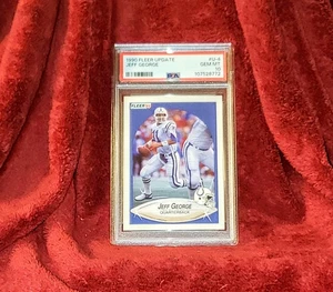 JEFF GEORGE 1990 FLEER UPDATE #U-4 RC COLTS PSA 10 🔥 ROOKIE RC - Picture 1 of 2