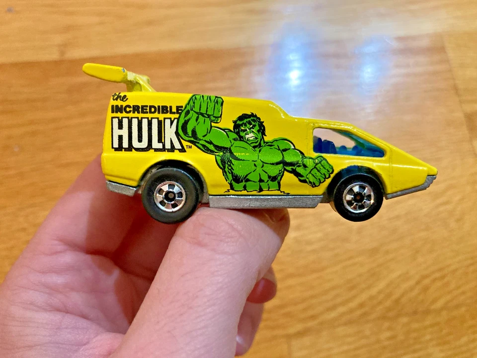 De colección Hot Wheels 1976 Spoiler Sport Incredible Hulk Marvel Van Usado en Excelente Condición Foto 1 de 4