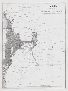 Alger Algiers Algerie Algeria Africa Afrika Plan Lamberti Lithographie 1861 - Picture 1 of 1