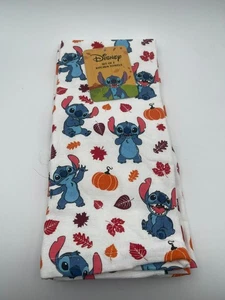 Disney Lilo & Stitch Fall Leaves Autumn 2 Pack Kitchen Towels NEW - Picture 1 of 3