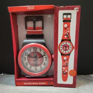 COCA-COLA WATCH WALL CLOCK - Picture 1 of 4