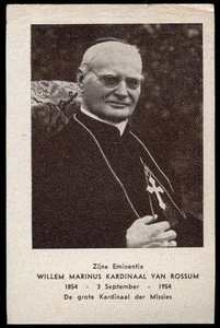 santino-holy card -WILLELM MARINUS VAN ROSSUM - Imagen 1 de 1