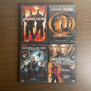 Universal Soldier 1 2 3 4 DVD Lot The Return Regeneration Day Of Reckoning - Picture 1 of 14