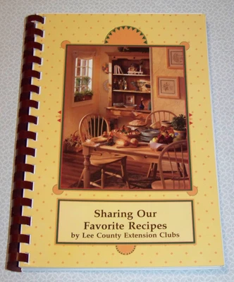 Lee County Extension Club Cookbook North Carolina 2000 - Image 1 of 4
