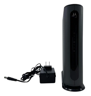 Motorola MG7700 AC1900 Dual-Band DOCSIS 3.0 Cable Modem WiFi Router w Power Cord - Image 1 of 4