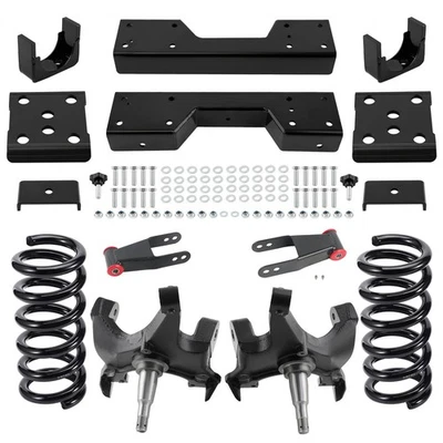 5"/7" Drop Kit NOTCH FOR 88-98 Chevrolet GMC C1500 W/1.25" ROTORS V8 Foto 1 de 4