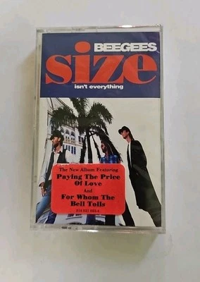 Bee Gees - Size Isn’t Everything Cassette SEALED Hype Sticker Polydor VTG  - Image 1 of 4