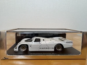 Modellino auto Spark Limited Edition 1/43 Porsche 962C Schuppan bianco nuovo - Foto 1 di 7