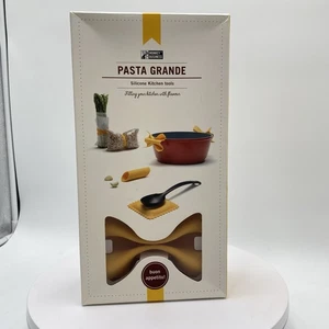 New Monkey Business Pasta Grande Fun Pasta Shaped Silicone Kitchen Tools Set 4 - Picture 1 of 7