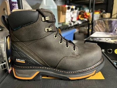 Botas de trabajo Ariat para hombre 17” EE 6@ punta comp WP EH hierro café punta redonda Foto 1 de 4