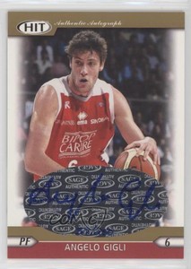 2005 SAGE Hit Auto Gold /250 Angelo Gigli #A12 Auto