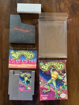 Vintage Nintendo NES Tradewest Battletoads Video Game CIB w/ Box Instructions - Image 1 of 4