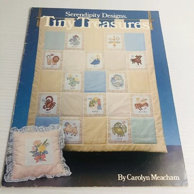 Tiny Treasures Cross Stitch By Serendipity Designs VTG 1982 - Image 1 of 4