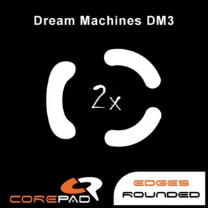 Corepad Skatez Dream Machines DM3 Mini Replacement Mouse Feet Hyperglides PTFE - Picture 1 of 1