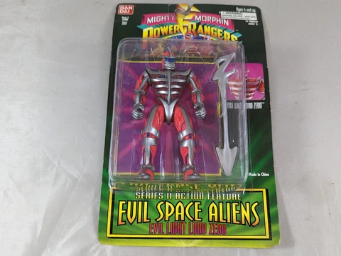 1994 Mighty Morphin Power Rangers Evil Space Aliens Evil Light Lord Zedd MOC Cover
