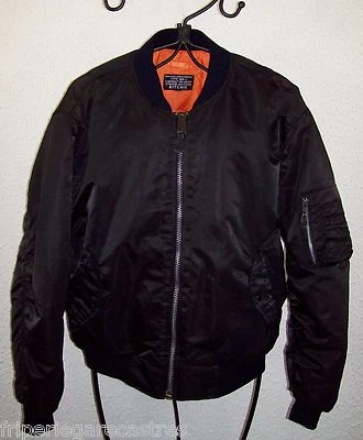 Blouson BOMBER Type MA-1 Homme RITCHIE, Taille L --- (BH_030) - Photo 1/4