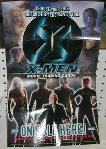X-MEN MOVIE  TRADING CARDS  - PROMO POSTER  11 X 17 - Picture 1 of 1
