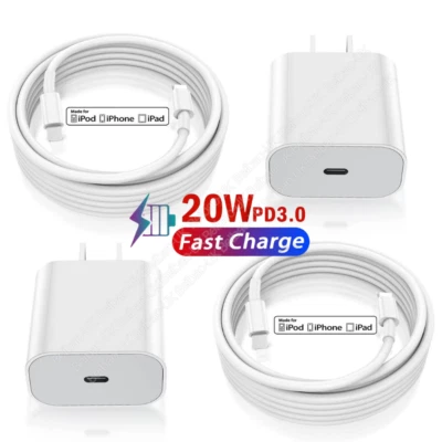 2023 Upgrade Super Fast Charger Type C For iPhone 14 13 12 11 Pro Max Xs XR iPad - Image 1 of 4