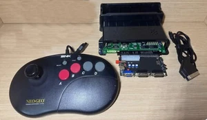 NEO GEO MVS NEO-MVH MV1C PCB Console + Super Gun + RGB + Joystick Controller - Imagen 1 de 14