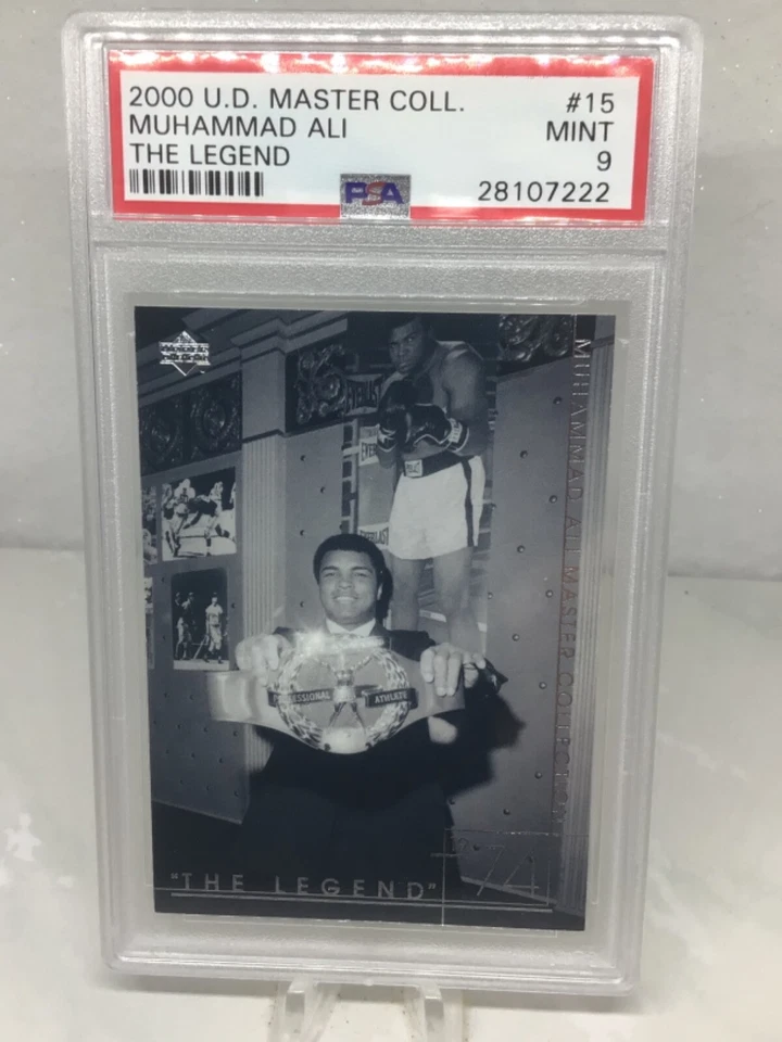 2000 Upper Deck Master Collection #15 Muhammad Ali PSA 9 (Top Pop, Pop 3) - Image 1 of 2