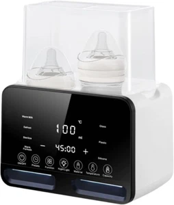 Baby Bottle Warmer, 15-In-1 Fast Baby Milk Warmer with Timer for Breastm - Picture 1 of 7