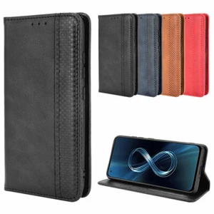 For ASUS Zenfone 8 / 8 Flip Case Shockproof Magnetic Leather Wallet Stand Cover - Zdjęcie 1 z 14