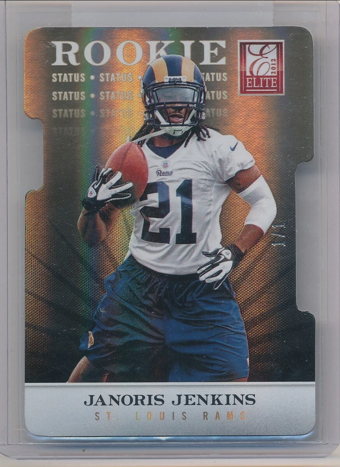2012 Donruss Elite Janoris Jenkins RC Status Die-Cut 1/1 - Image 1 of 1
