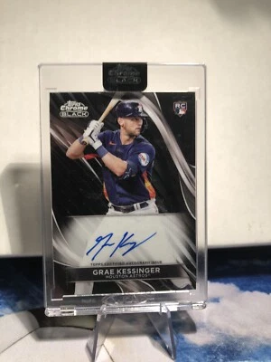 2024 Topps Chrome Black Grae Kessinger Rookie RC Auto Autograph #CBA-GK Astros - Image 1 of 2