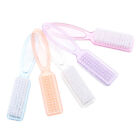 Plastic Handle Nail Dust Clean Cleaning Brush Manicure Pedicure File Tool