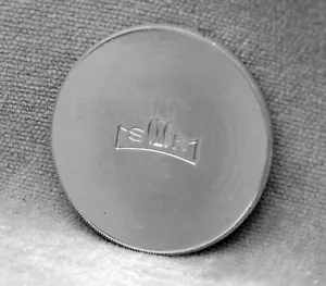 VERY EARLY KOMURA "SANKYO KOHKI" CHROME LENS 48MM LENS CAP - Picture 1 of 2