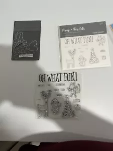 Beary Christmas Stamp And Thin Cut Set ( Z4047 Ctmh) - Picture 1 of 4