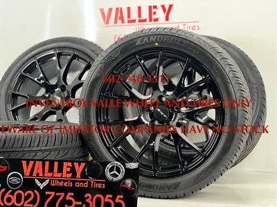 20" 4 SET Dodge Charger Challenger Hellcat SRT RIMS TIRES WHEELS NEW 5x115 BLACK Foto 1 de 4