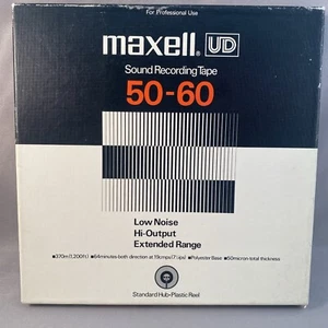 Cinta de grabación de sonido Maxell UD 50-60 nueva carrete de rango extendido de alta salida bajo ruido - Imagen 1 de 7