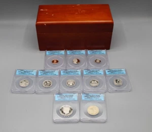 2020-S ANACS PR70 DCAM First Day of Issue Coin Set #018 of 200 *LOOK* Free Ship - Picture 1 of 9