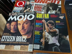 Bruce Springsteen cover magazine lot Guitar (1984) Mojo Uncut Q - Picture 1 of 11